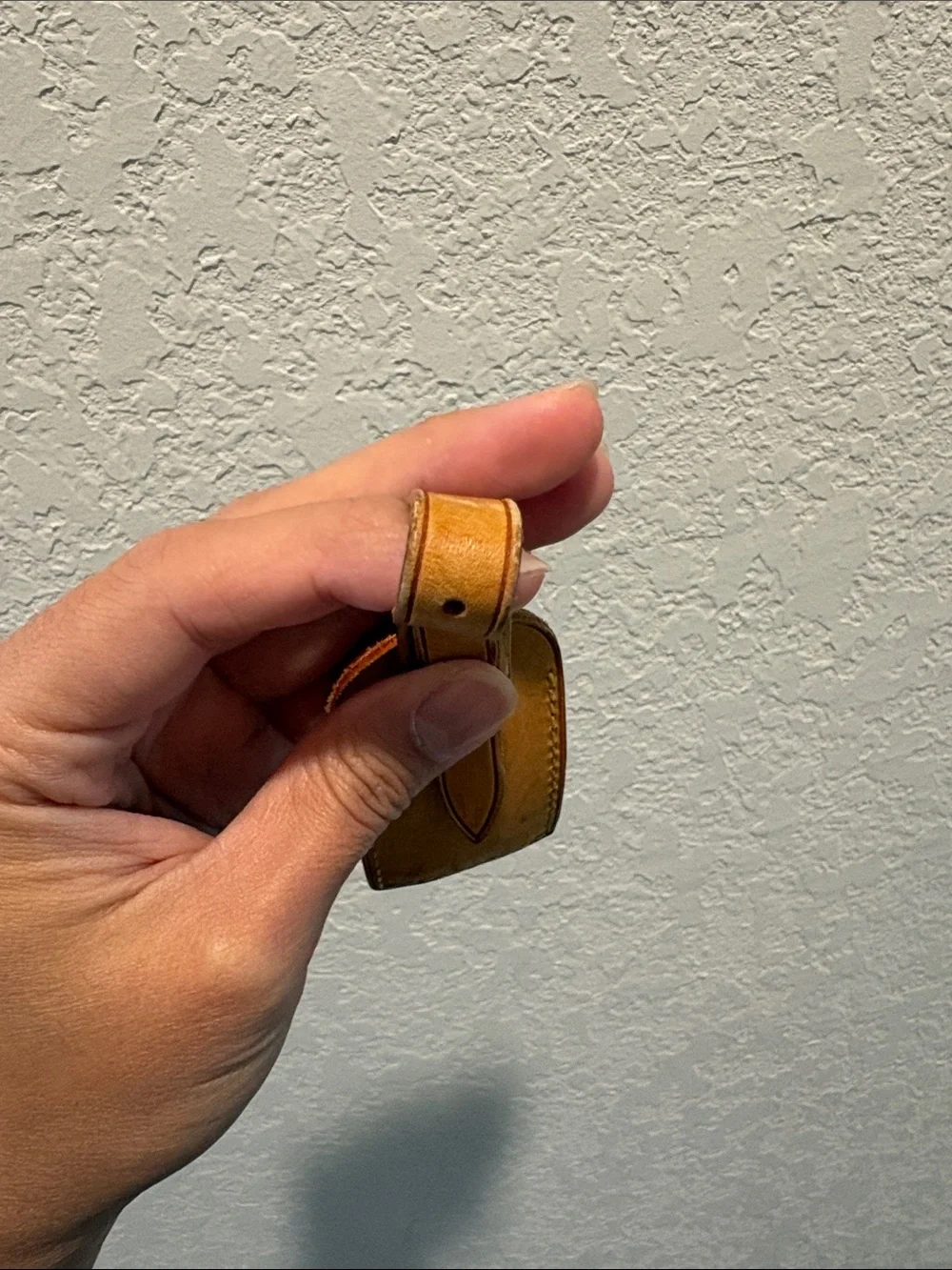 Sold Louis Vuitton Luggage Tag Leather Mini